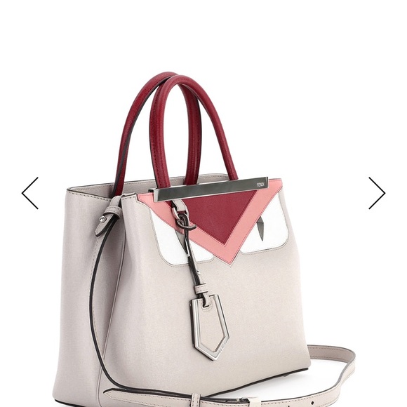 Fendi Saffiano Monster Satchel Bag